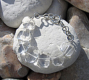 Crystal quartz bracelet
