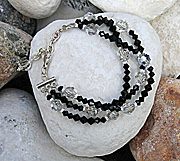 Sterling silver Swarovski crystal bracelet