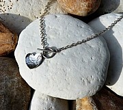 Necklace with sterling silver heart